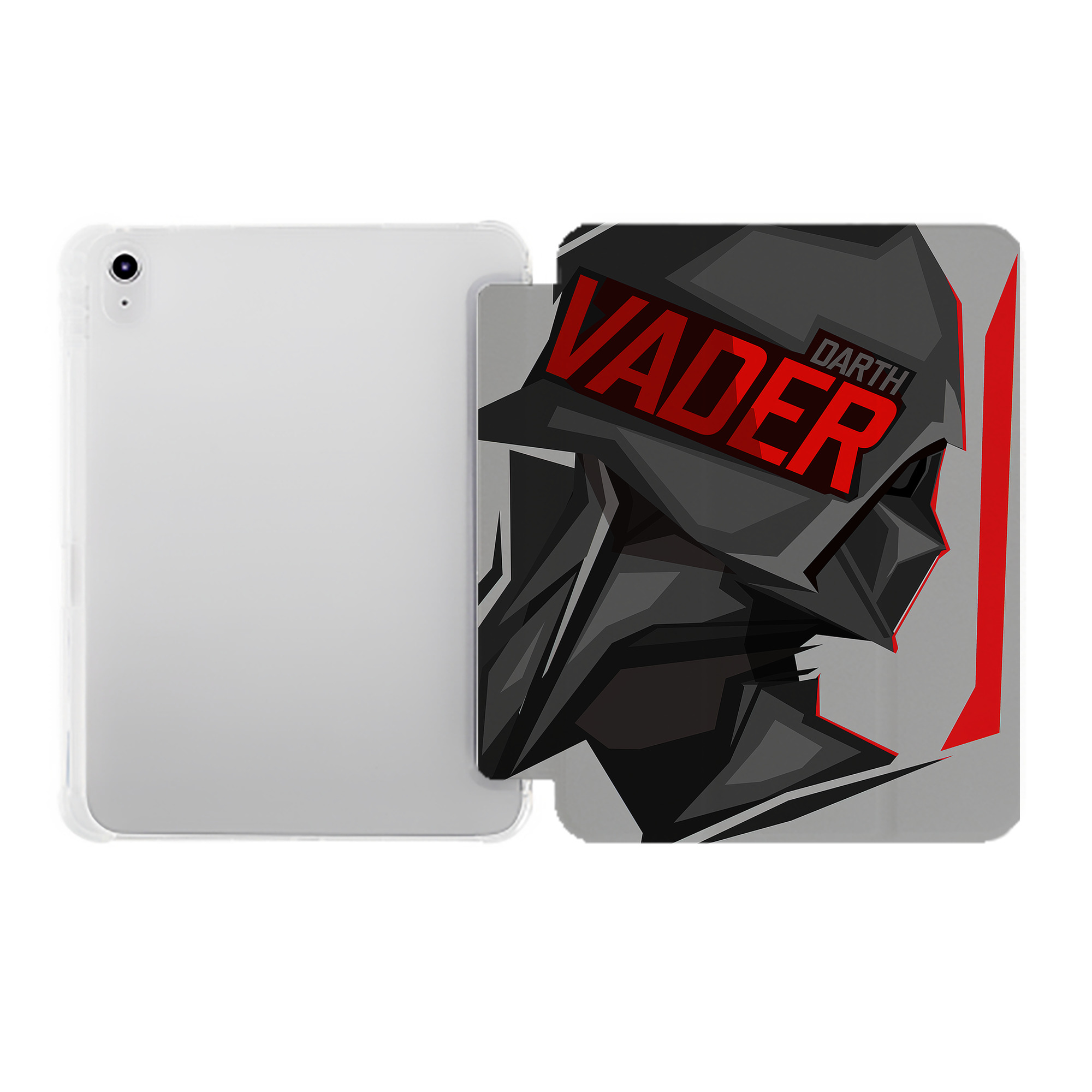 （画像用） スター・ウォーズ Star Wars IPad ケース ペン収納付き 三つ折りスタンド PUレザー×シリコン 対応機種9.5/10.5/10.9インチ